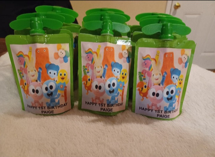 Customized Applesauce Pouches