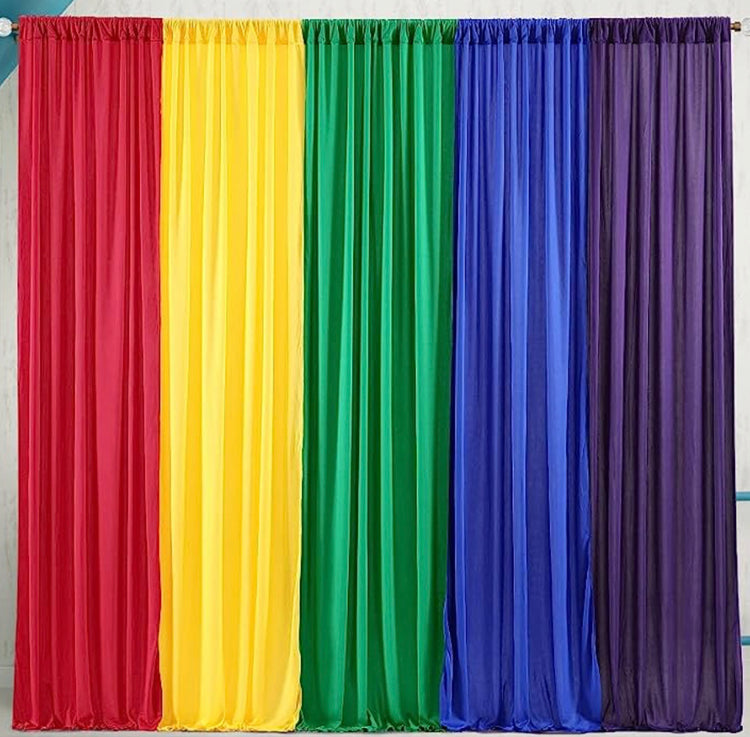 Backdrop Drape Stand (10ft x 10ft) with Curtains