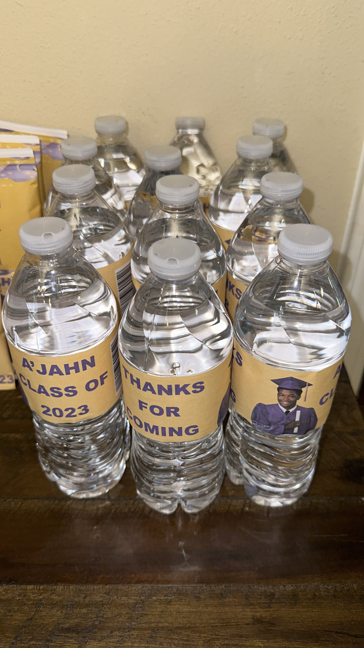 Customized Water Bottles (regular size)