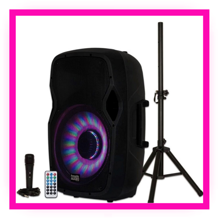 Bluetooth Speaker w/ Stand & Mic