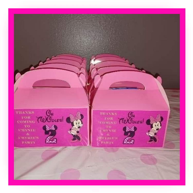 Customized Gabble Treat Boxes