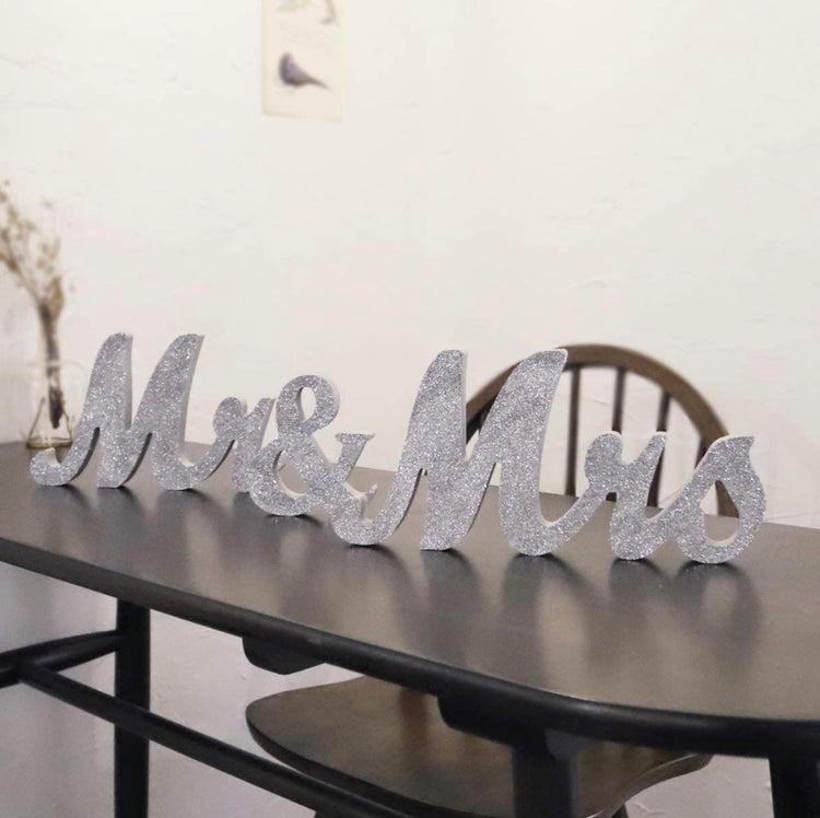 Mr. & Mrs. Table Decor